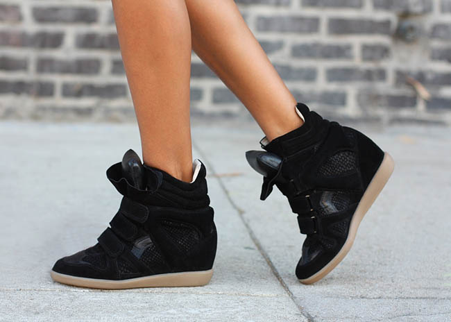 Кроссовки Isabel Marant (Сникерсы) черного цвета