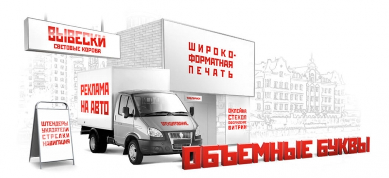Изготовление наружной рекламы
