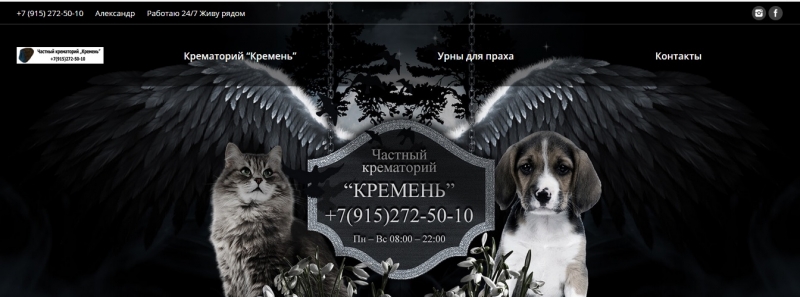 Крематорий для животных Гончарова Александра.
