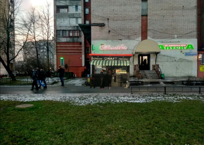 Торговый павильон на хорошем трафике