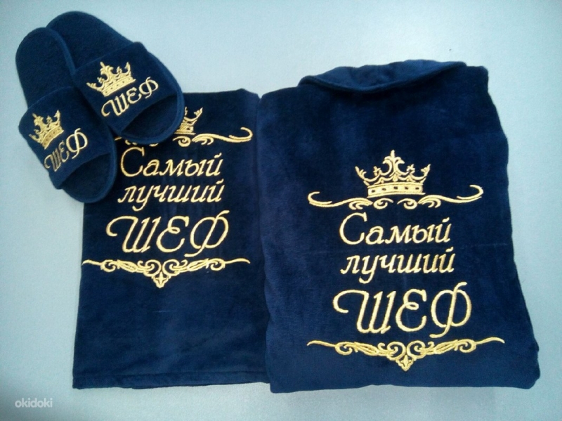 Вышивка на халатах