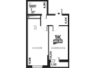 1-комнатная квартира, 42,1 м178